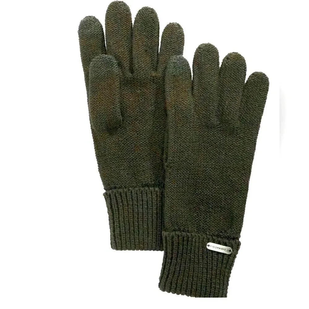 Set of 2 Steve Madden Men’s Solid Boyfriend Touch Gloves (Green, Black)